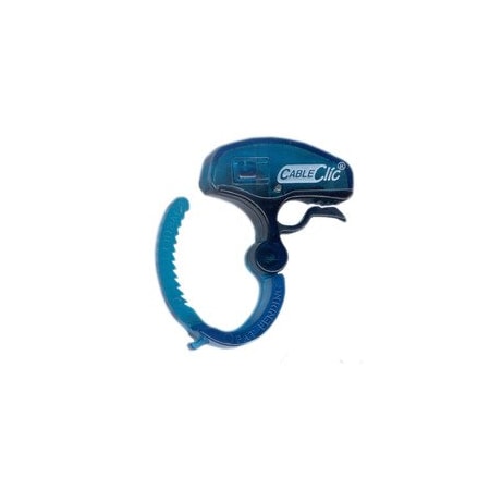 Cable Wholesale Cable Wrap, 5/8 in Max Bundle Dia., Blue, Polymer, Stainless Steel, 20 PK 30CA-06120